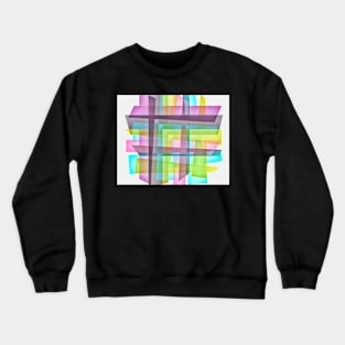 Alignment abstract art Crewneck Sweatshirt